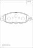 NISSA D10603JA0A Brake Pad Set, disc brake